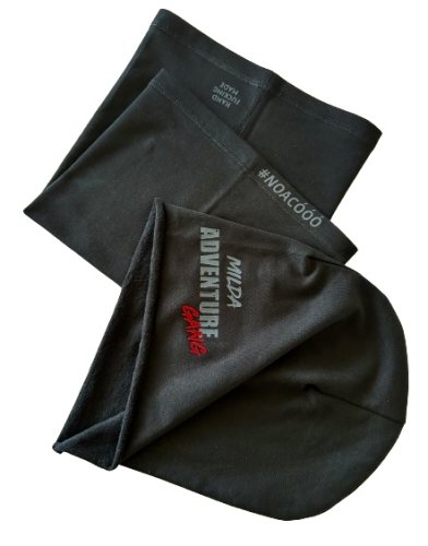 Set čepice s nákrčníkem - Barva: Černá
